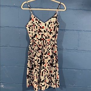Retrolicious fit and flare love dress